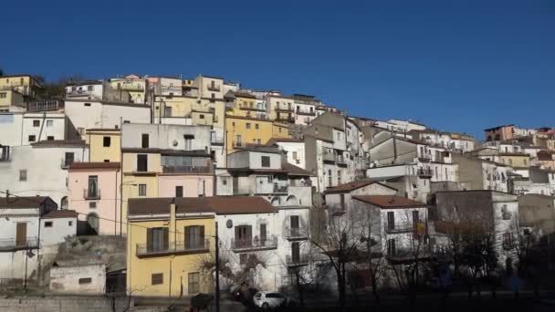 Panoramic View Rapolla Small Rural Town Southern Italy — Vídeo de stock