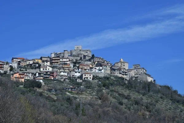 Vistas Campo Torre Cajetani Una Ciudad Medieval Provincia Fosinone Italia — Foto de Stock