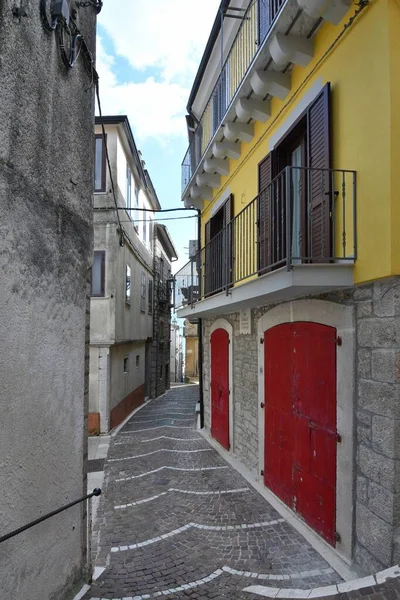 Una Calle Estrecha Entre Las Antiguas Casas San Lupo Pequeño — Foto de Stock