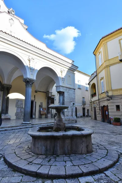 Łuki Katedry Sant Agata Goti Średniowieczne Miasto Prowincji Benevento Włochy — Zdjęcie stockowe