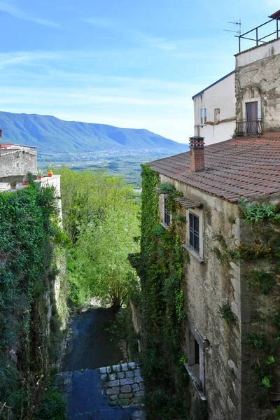 Panoramisch Uitzicht Guardia Sanframondi Provincie Benevento Italië — Stockfoto