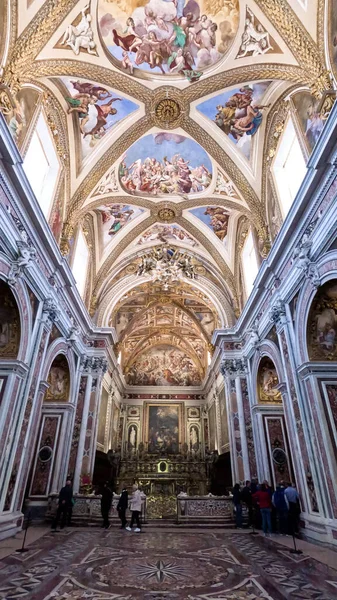Interior Iglesia Del Monasterio Benedictino San Martino Ahora Transformado Museo — Foto de Stock
