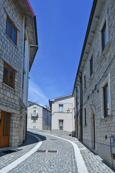 Rue Pescopennataro Une Petite Ville Dans Les Montagnes Molise Italie — Photo