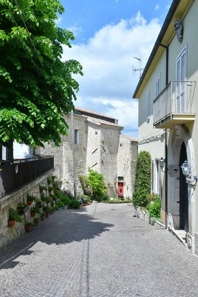 Narrow Street Small Village Cairano Campania Italy — Stock Photo, Image