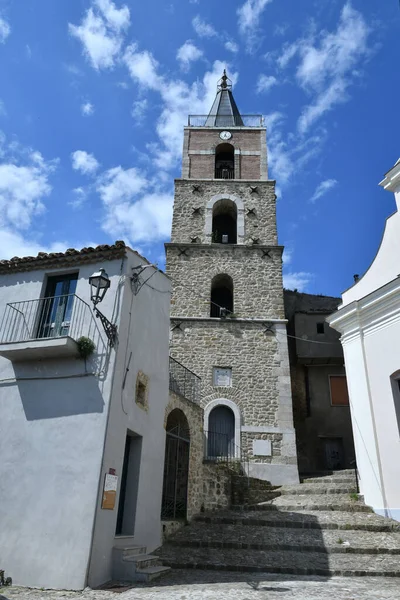 Μια Μικρή Εκκλησία Στο Χωριό Cairano Στην Καμπανία Ιταλία — Φωτογραφία Αρχείου