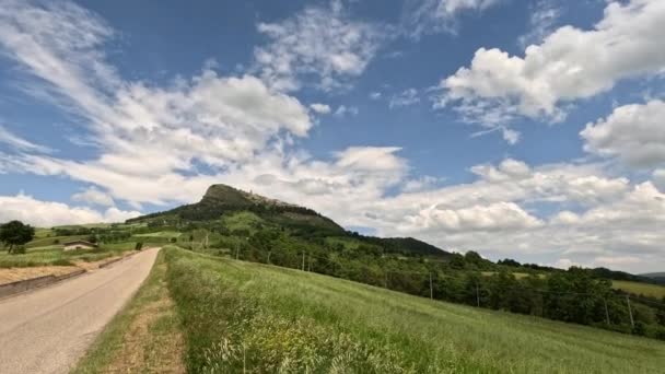 Utsikt Över Den Karakteristiska Landsbygden Provinsen Avellino Italien — Stockvideo
