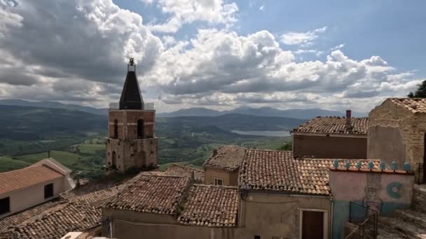 Talya Nın Avellino Eyaletine Bağlı Güney Dağlarında Yer Alan Cairano — Stok video