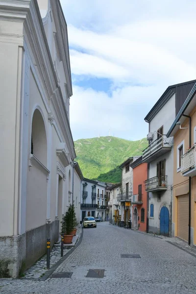 Een Smalle Straat Summonte Een Kleine Campania Stad Provincie Avellino — Stockfoto