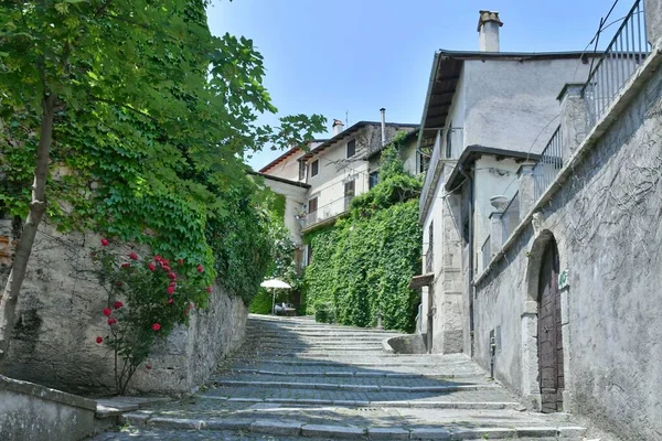 Tagliacozzo Eski Bir Sokak Talya Nın Abruzzo Bölgesinde Bir Ortaçağ — Stok fotoğraf