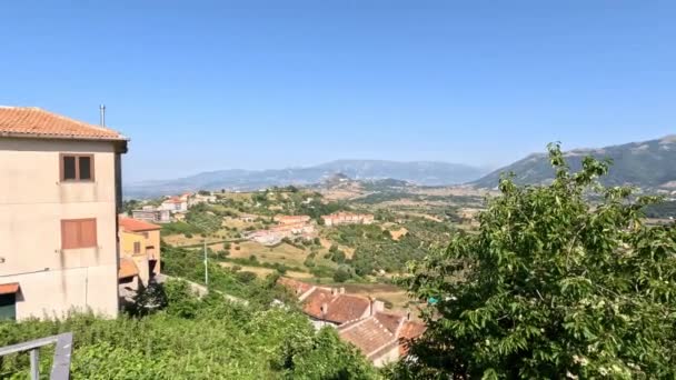 Point Vue Dans Village Buccino Une Ville Dans Province Salerne — Video