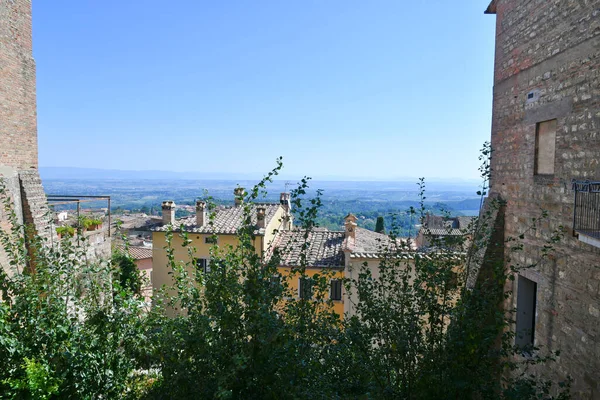 Paesaggio Visto Montepulciano Centro Storico Della Toscana — Foto Stock