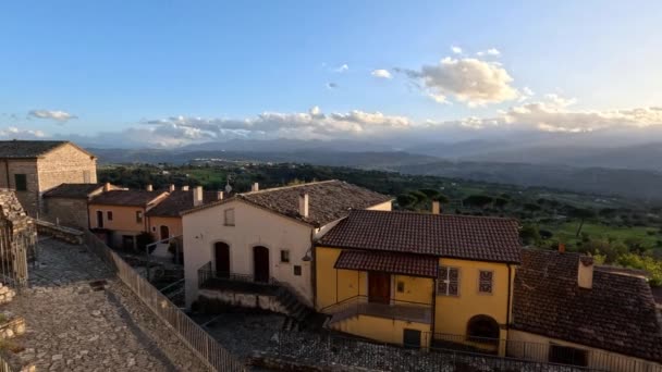 Vista Panoramica Gesualdo Paese Della Campania Italia — Video Stock