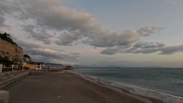 Widok Wybrzeże Miasta Vietri Sul Mare Włochy — Wideo stockowe