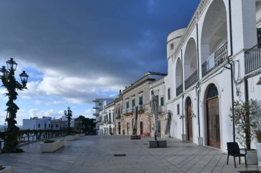 Cisternino meydanı, İtalya 'nın Puglia bölgesinde küçük bir kasaba..