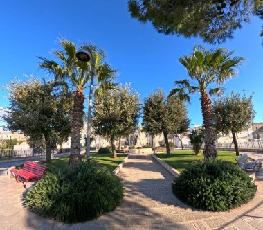 Cisternino meydanı, İtalya 'nın Puglia bölgesinde küçük bir kasaba..