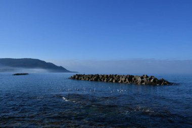 İtalya, Campania 'da Santa Maria di Castellabate Denizi.