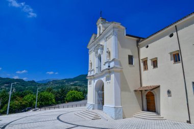 A church of Cerreto Sannita, a town in Campania, Italy. clipart