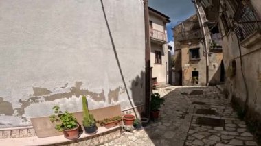 Taurasi 'deki sokaklar, İtalya' nın Campania kentindeki bir kasaba..