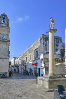 Corigliano d 'Otranto Meydanı, İtalya' nın Lecce eyaletinde bir turist kasabası..