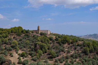 View of the landscape around Tursi, a village in Basilicata, Italy. clipart