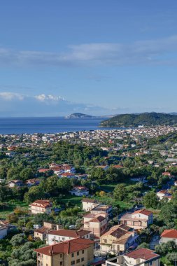 Gaeta Körfezi İtalya 'nın Minturno kasabasından görüldü..
