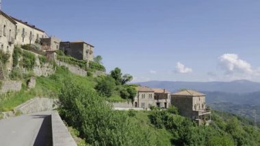 İtalya 'da Campania' da doğal park manzarası.