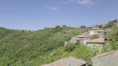 İtalya 'da Campania' da doğal park manzarası.