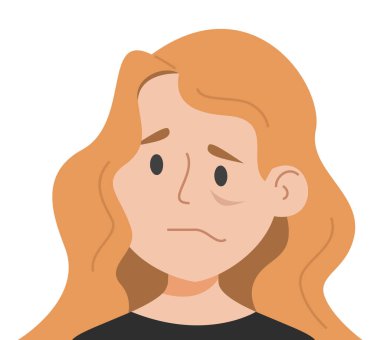 Kadın yüz uyuşukluğu vektörünü izole edilmiş hissediyor. Yüzün bir tarafı şişmiş. Migren gibi hastalıkların belirtileri. Sinir sistemi bozukluğu.