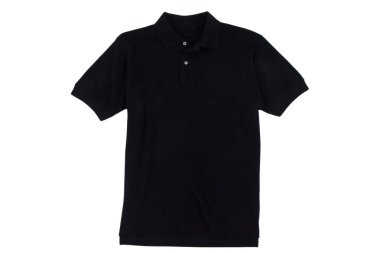 Erkek polo tişörtü beyazda izole.