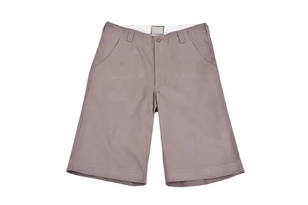 Homens Shorts Calças Fundo Branco — Fotografia de Stock