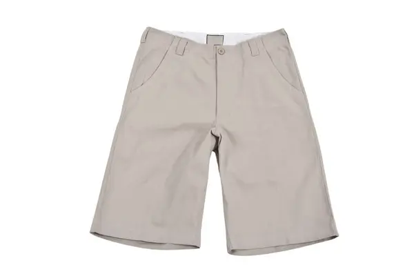 Pantaloncini Uomo Pantaloni Sfondo Bianco — Foto Stock
