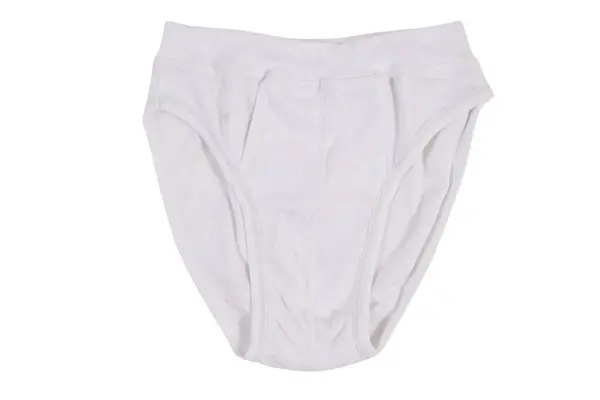 白色背景的男式内裤 — 图库照片