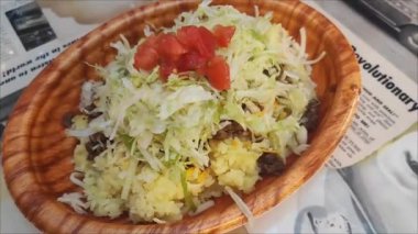 Taco pilavı çok lezzetli..
