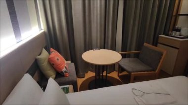 Modern lüks otel odası iç tasarım ve dekorasyonu