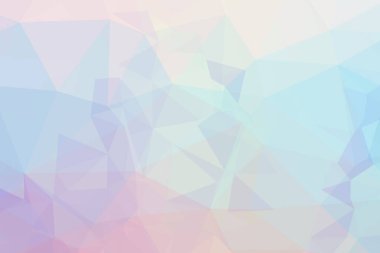 Dijital arka plan desenli renkli çokgenler, 3d çizim