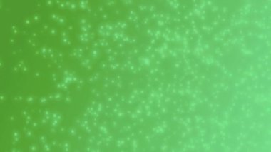 Yeşil ekran üzerinde parıldayan altın parçacığı soyut parlak illüstrasyon
