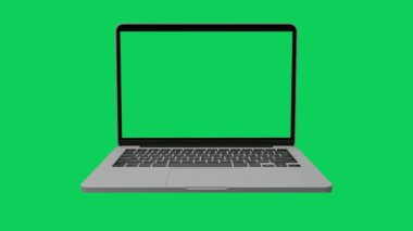 Mockup Laptop Yeşil Ekran Aç