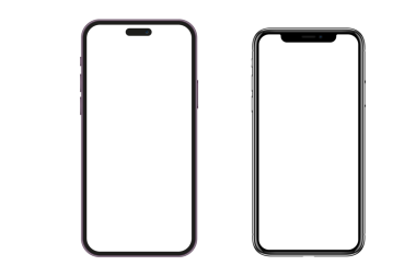 png - Mockup akıllı telefonu 16 nesil vektör ve ekran şeffaf ve kırpma yolu Infographic Business web sitesi tasarım uygulaması için izole edildi ama