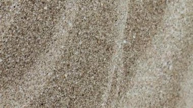 Yeşil Ekran 'da Kum Dönüşümü Temizliği. Üç boyutlu görüntüleme. Yeşil ekran arkaplanındaki kum yerinin geçişi.