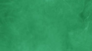 Yeşil Ekran Arkaplanı ile İnce Beyaz Duman Esiyor. Duman yeşil parke ile düşey buhar üfleme, beyaz duman yeşil ekran hareket grafikleri, duman yeşil ekran pişirme buhar