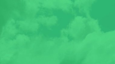 Bulut yeşil ekran video efekti