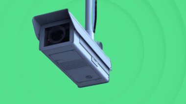 Devrimci CCTV güvenlik kamerası yeşil ekran teknolojisi ve 360 derecelik rotasyonla kapsamlı güvenlik izleme çözümlerini geliştirme