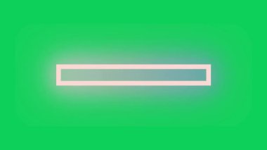 Canlandırma Neon Simgesi Şeyleri, Yeşil Ekran Arkaplanı