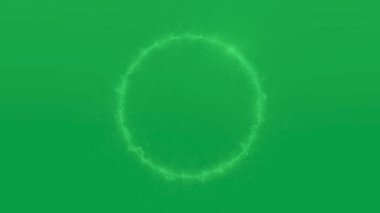 3D altın parçacıkları daireler çiziyor. Soyut altın parıltılı arka plan. Bayram bg 'i altın tozla kutluyoruz. Hareket grafiği.