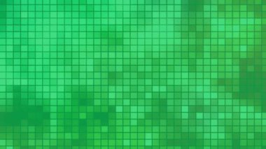 Parlak parlak mozaik. Hareket.Parlak küçük kareler 3 boyutlu formatta titreşir.