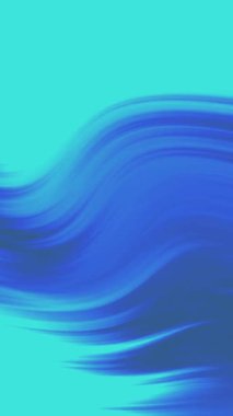 Soyut Mavi Gradyan hareketli animasyon arkaplanı. Odaklanamayan bulanık, modern duvar kağıdı, pürüzsüz, parlak, renkli, ışıltılı sıvı fon..