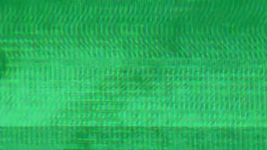 Yeşil ekrandaki retro TV araştırmasının yüksek kaliteli videosu.