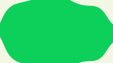 Yeşil ekran arkaplanlı beyaz dalga çerçeve hareketi grafikleri