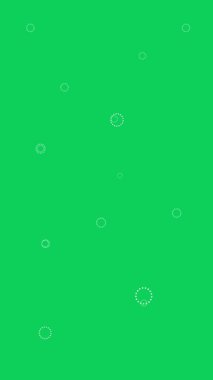 çember Şekil Elementleri yeşil ekran ile hareket grafiği