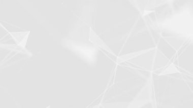 Soyut pleksus animasyonlarının beyaz arkaplanda parıldayan altın çizgileri olan yüksek kaliteli videosu.